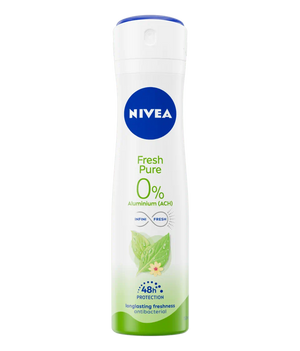 Nivea Fresh Pure 0% Deodorant spray 150 ML