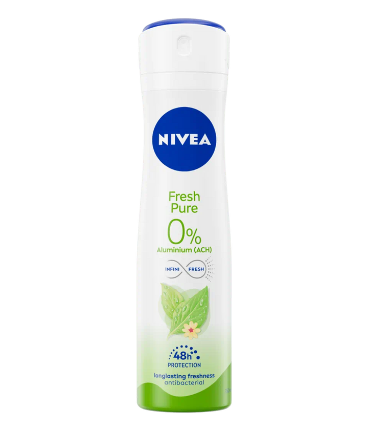 Nivea Fresh Pure 0% Deodorant spray 150 ML
