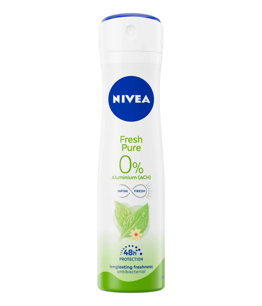Nivea Fresh Pure 0% Deodorant spray 150 ML