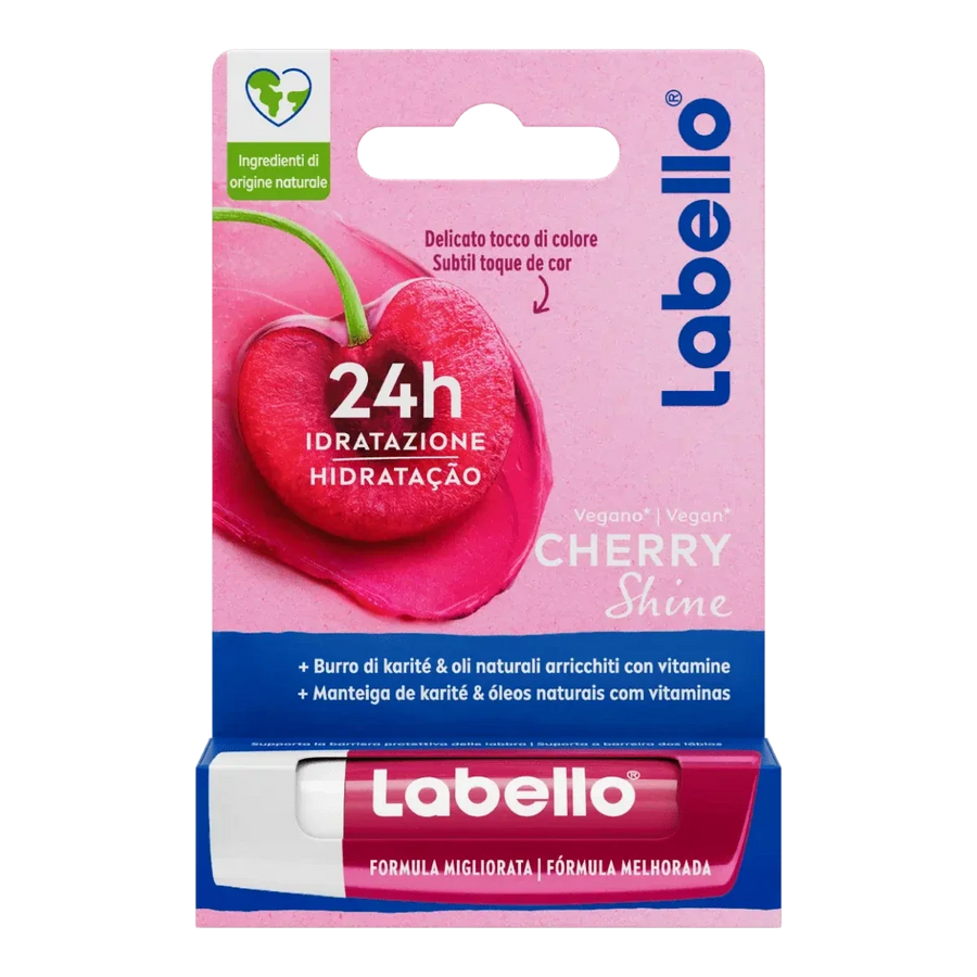 Nivea Labello Cherry Shine 24H Moisture 4.8 GM