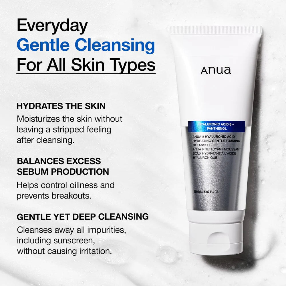 8 Hyaluronic Acid Hydrating Gentle Foaming Cleanser - Image 3