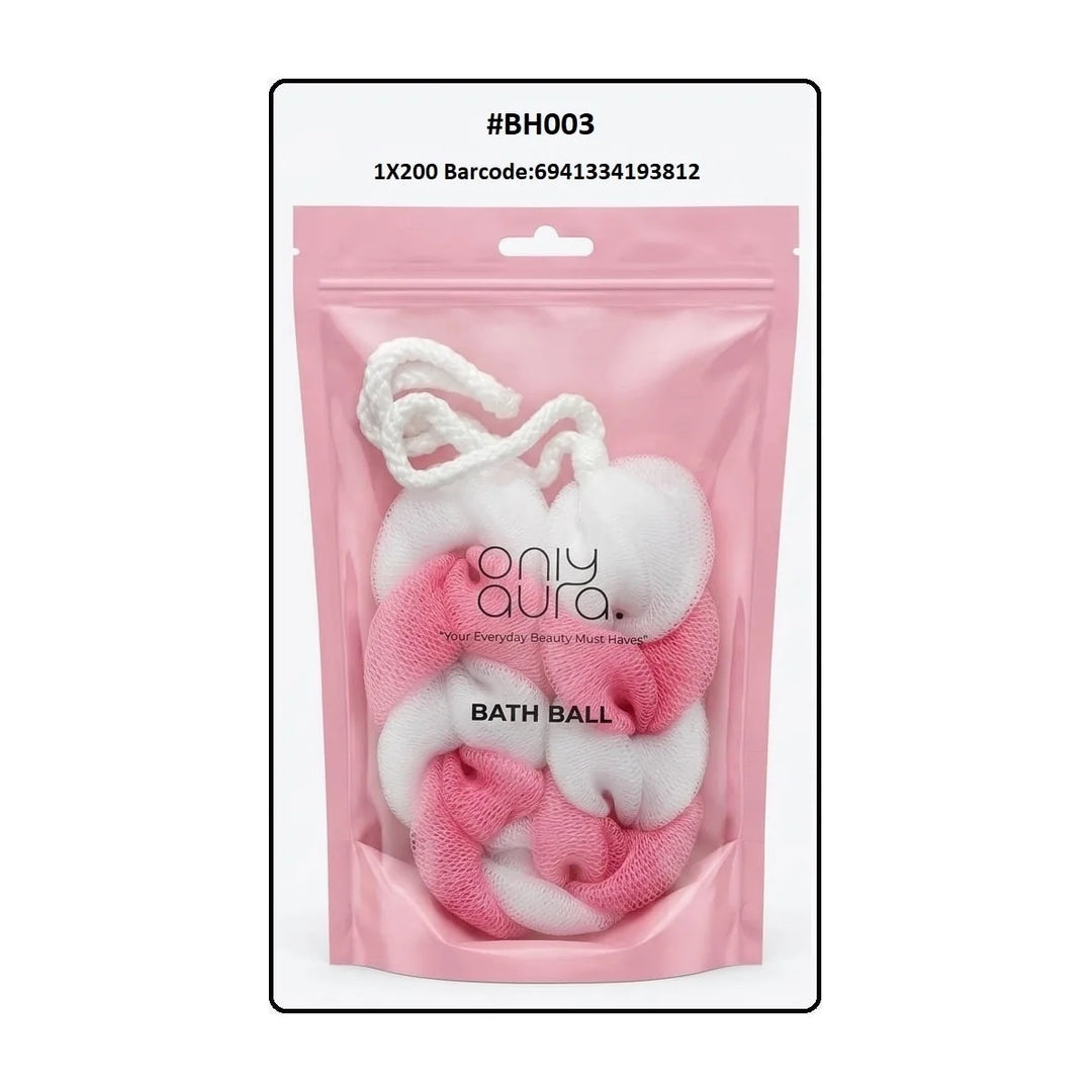 Only Aura Long Chain Bath Puff