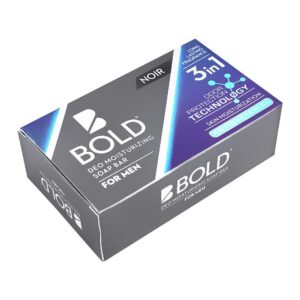 Bold Noir 3-In-1 Deo Moisturizing Soap Bar For Men 145g