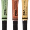 L.A. Girl Pro Conceal Set Orange, Yellow, Green Correctors